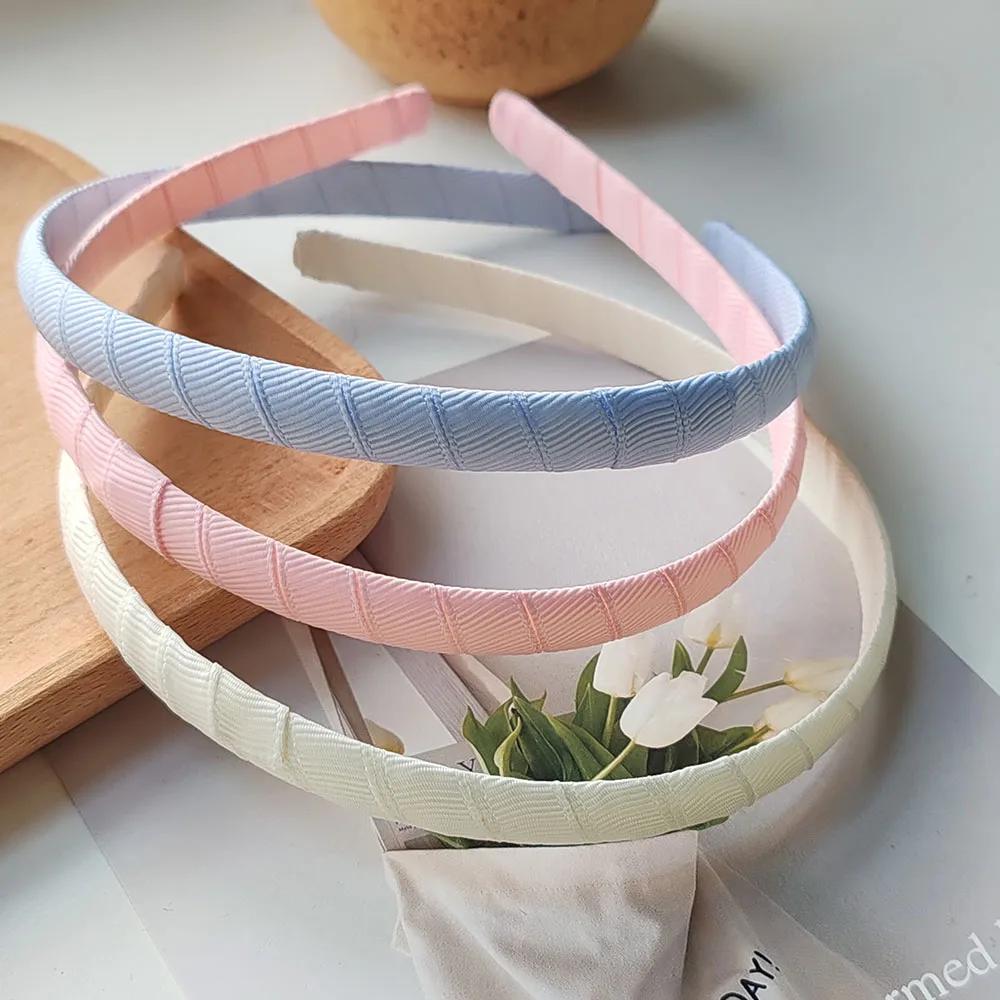 

3pc European and American Solid DIY Candy Color Headband Hair Bands Cute Hairband for Child Girls Korean Hair Accessories
