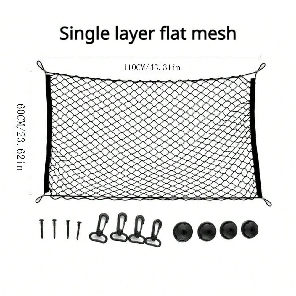 

Car Trunk Fence Net Dog Isolation Protection Net Car Mounted Rear Seat Dog Safety Net Sturdy Elastic Pet Fence for Any Vehicle
