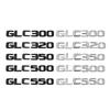 Tailgate Decal New Style Rear Trunk Badge Emblem For GLC X205 X253 W253 GLC43 GLC63 GLC200 GLC220 GLC250 GLC260 GLC550