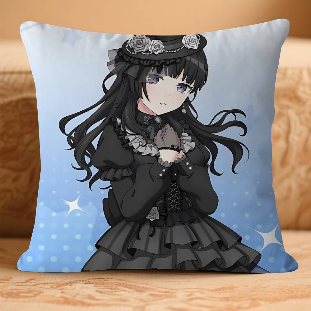 

R-rinko Анмие С-широканеА Наволочка Съемная Моющаяся Наволочка для Подушки – Всесезонный Мягкий Лен 16x16Inch