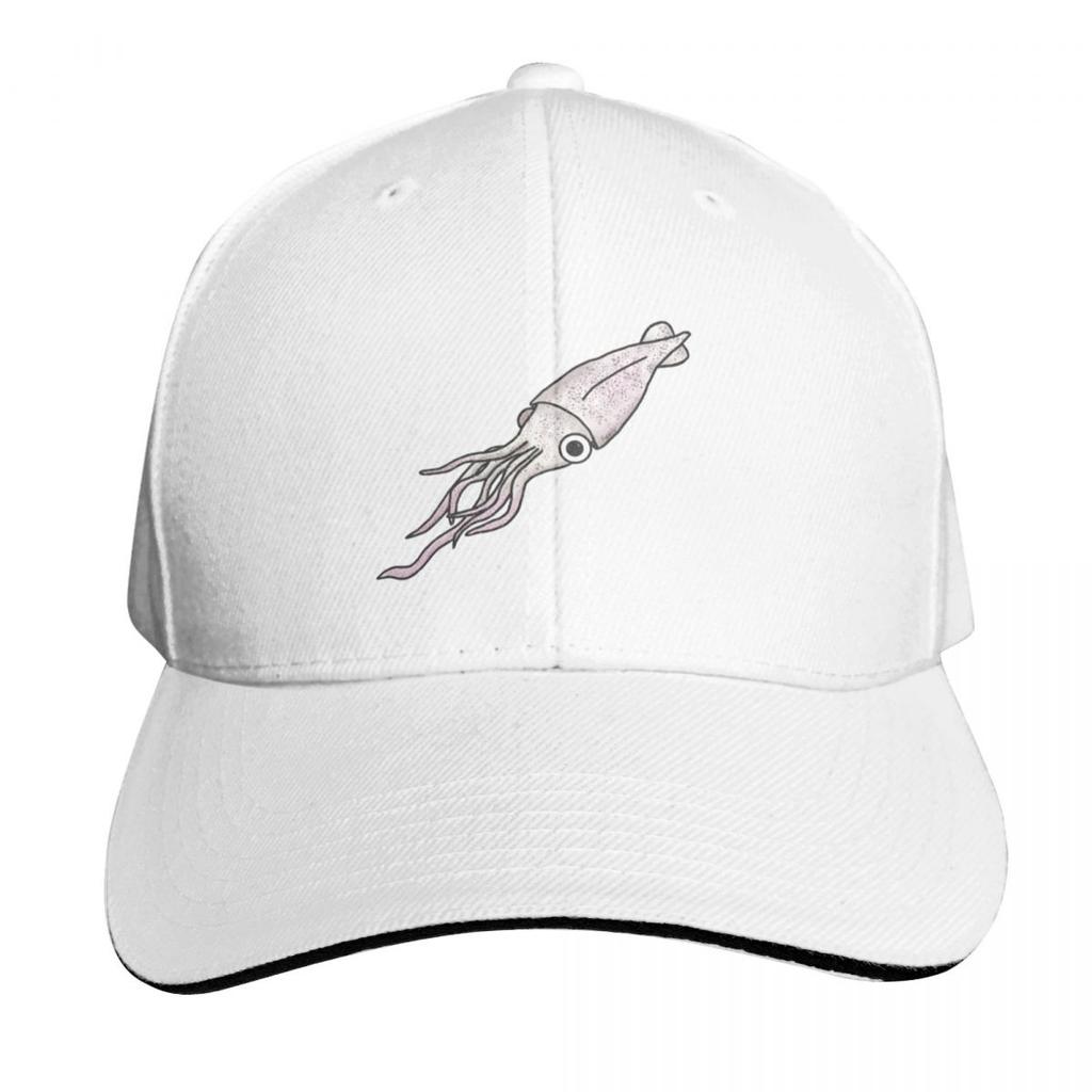 Squid Baseball Cap Vintage Hiking Hat Fashionable Rugby Boy Womens
