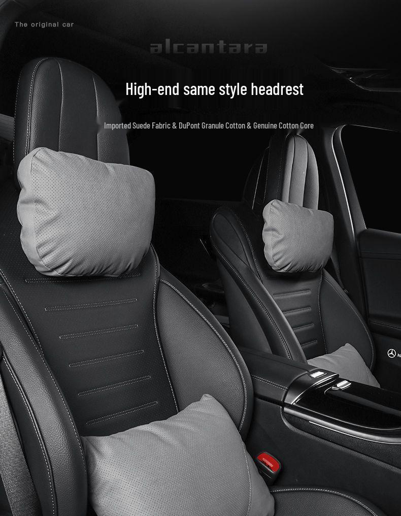 Suitable for Alcantara DuPont granulated cotton suede headrests and Maybach-style luxury seats with lumbar support.