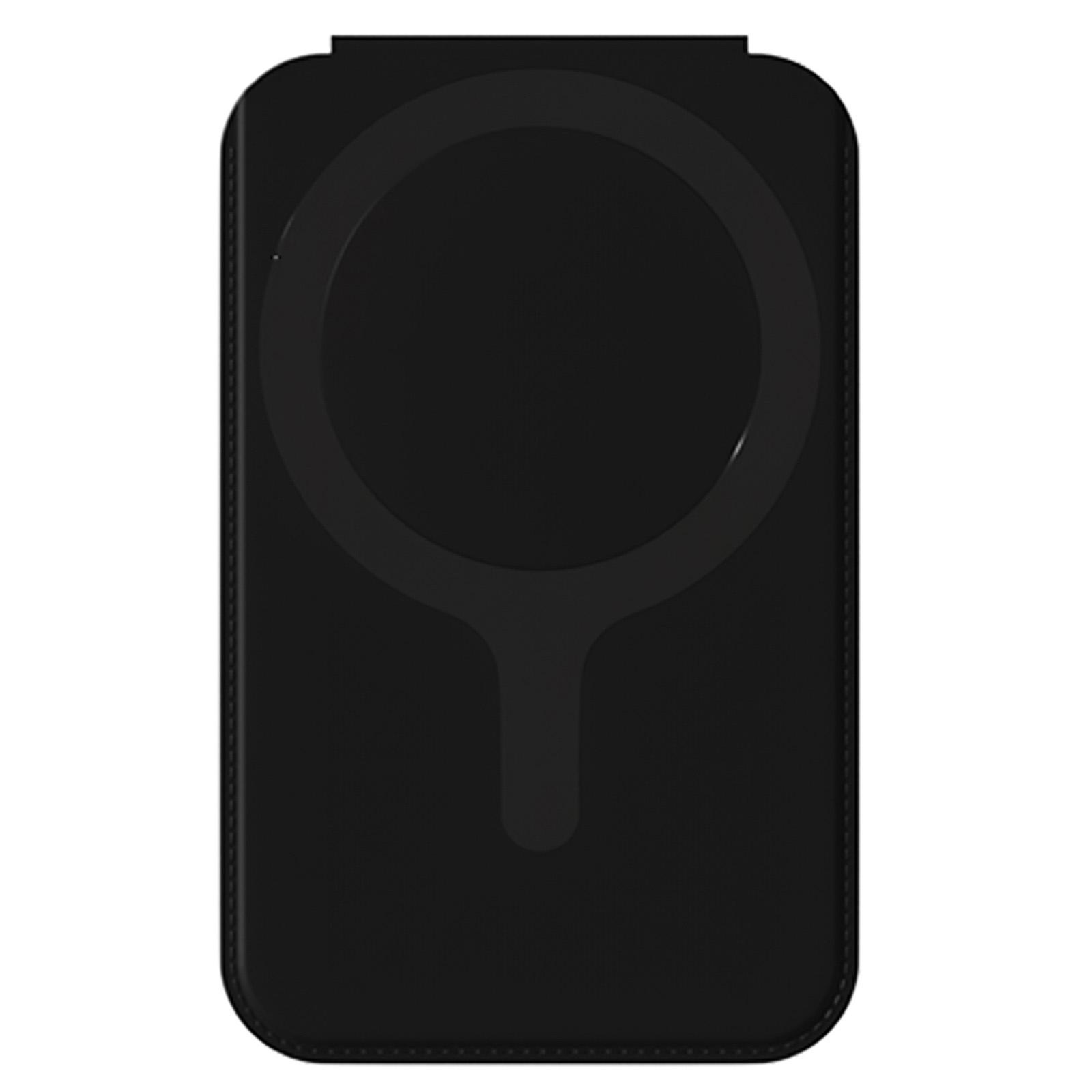 

Magnetic Folding Phone Kickstand with Mirror,Lightweight Thin Cell Phone Stick on Card Holder Black