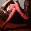 Sexy Fishnet Stockings Exotic Four Side Hollow Out Pantyhose Women'S Tights Sheer See Through Fashion Wave Printing Leggings