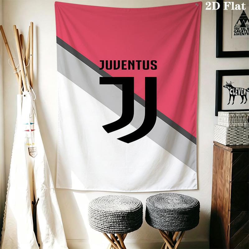 Juventus Logo Minimalist Threepiece Set 1 Duvet Cover 2 Pillowcase Without Core Soft And Comfortable Christmas Birthday Gift