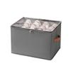 Foldable Fabric Organizer Box with Lid: Multifunctional, Divided Compartments for Underwear, Panties, Shoes, or Sundries.