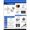 AOSVI W2-HD206 HD Video Microscope with 14-inch Screen & Dual-Arm Stand