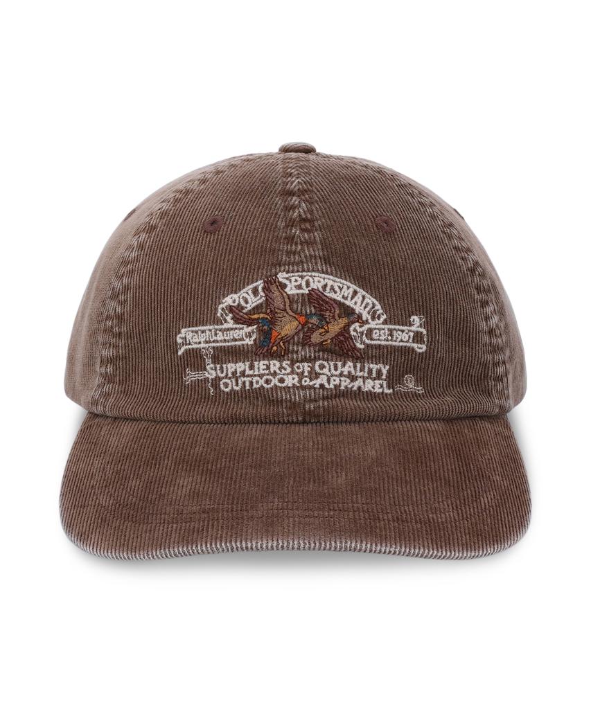 POLO RALPH LAUREN Polo Sportsman Corduroy Cap-Brown
