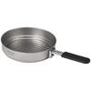 Lixada 1400ml Titanium Fry Pan Ultralight Grill Frying Pan with Folding Handle for Outdoor Cookware Camping Equipment