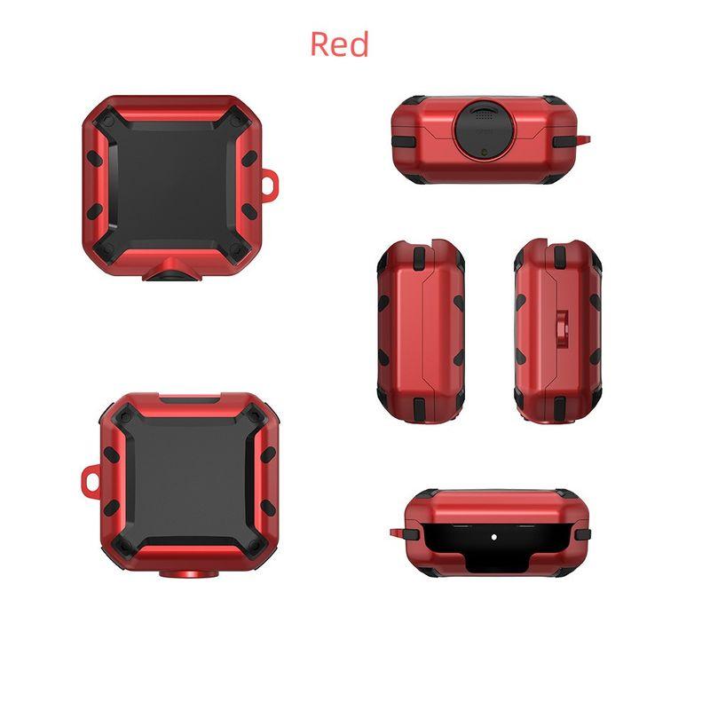 

Pro Wireless Bluetooth Headset Protective Cover Buckle Business Fashion Fit Soft Fashion Personality Trend Men s Beats Fit Pro Earphone Case Separates Magic Beats Fit Pro [Red buckle] send Hook