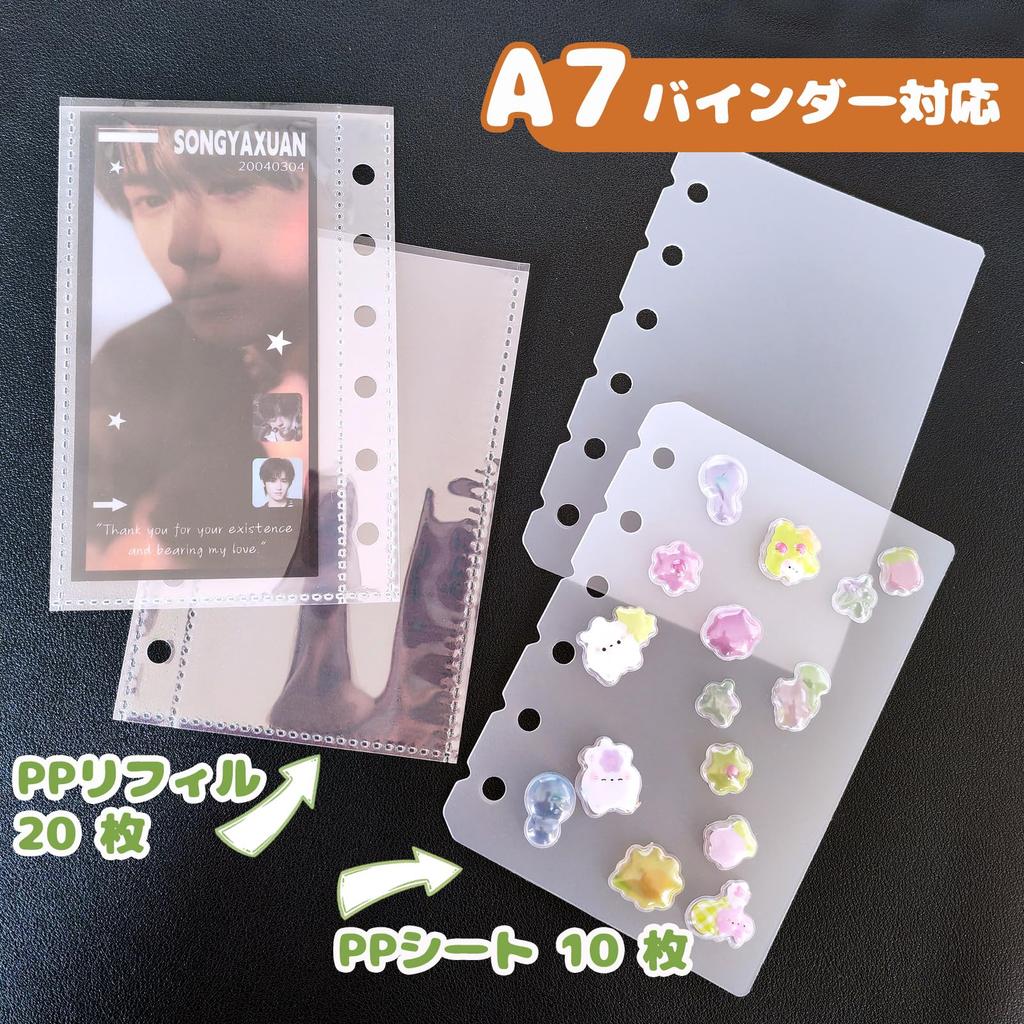 Of Sticker Shrink A7 Mini Trading Instax 20 Refill 10 Sticker Sheets 6 for Fandom Sticker Removable for Girls DY.2ten [Set 2] Book, Plastic,