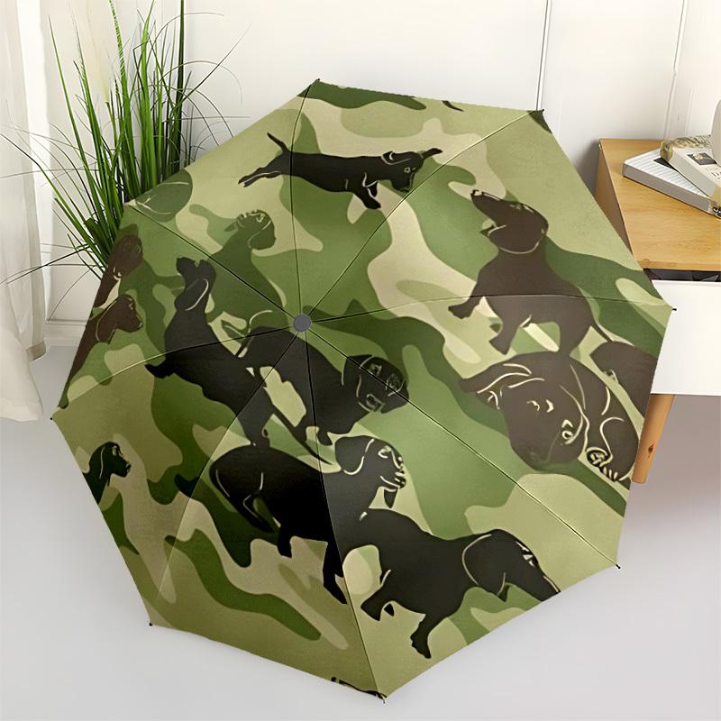 

1pc Dachshund Automatic Opening/Closing Folding Umbrella with 8 Ribs,Portable Sunshade Umbrella Birthday and Holiday gifts yy251231104