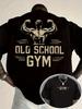Czarny bawełniany T-shirt Old School Siłownia Vintage Retro Graficzny T-shirt Męski Fitness Trening Mięśni Odzież sportowa Styl casualowy - Męski Lato...
