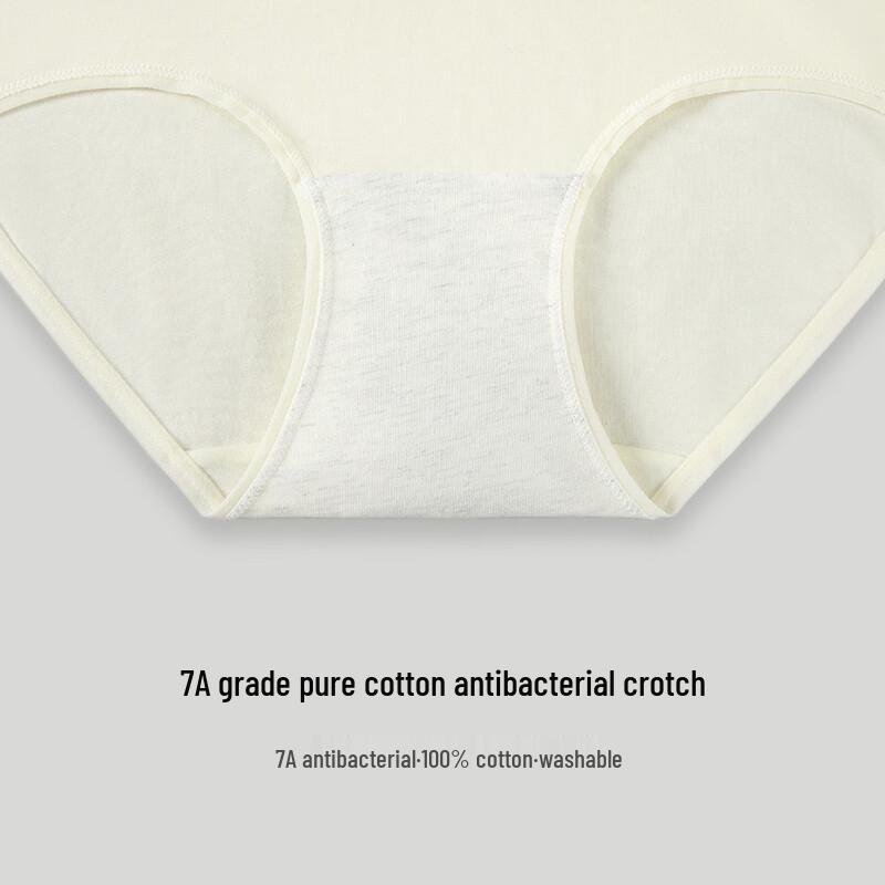 FENTENGCARE Women's 7A Antibacterial Cotton Briefs 6-Pack