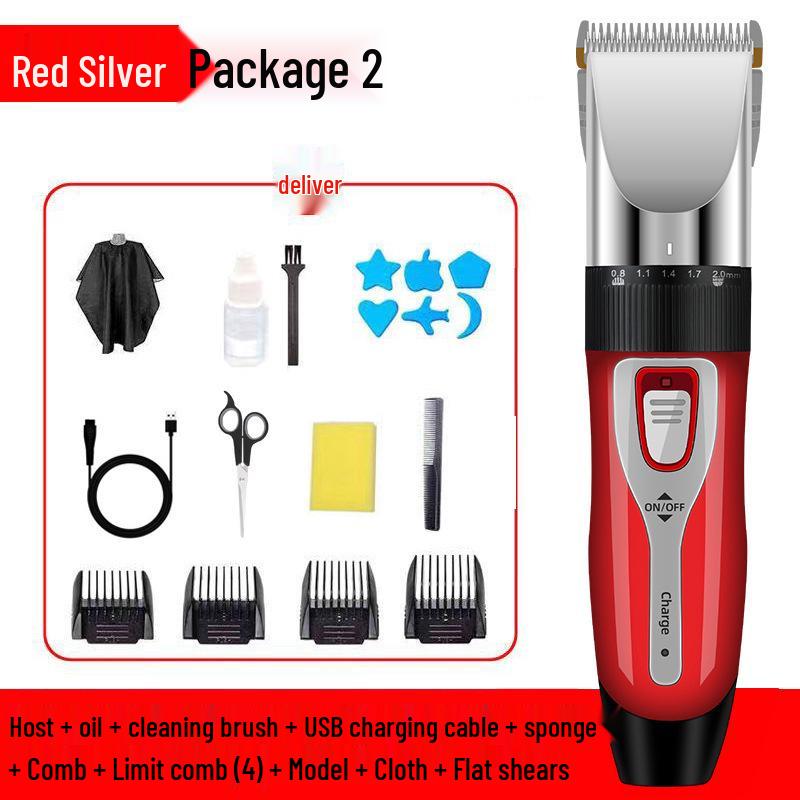 Professional Electric Hair Clipper for Salon & Home Use – Ideal for Bald and Oil Head Styles, Men's Grooming Tool