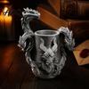 Creative Birthday Gifts for Boys Three-Headed Dragon Pen Holder 3D Printed Fantasy Desk Organizer Unique E-sports Room Accessories Realistic