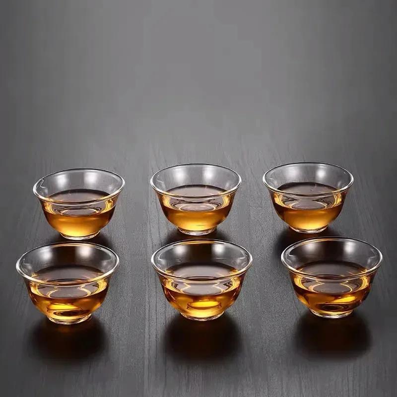 

Термостойкий стеклянный чайник для заваривания пуэра, заварник для чая, китайский чайный набор в стиле кунг-фу, с высоким боросиликатным утолщением, с подогревом