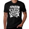 Train Eat Sleep Repeat Gym TShirt Plus Size NonShrink TShirt