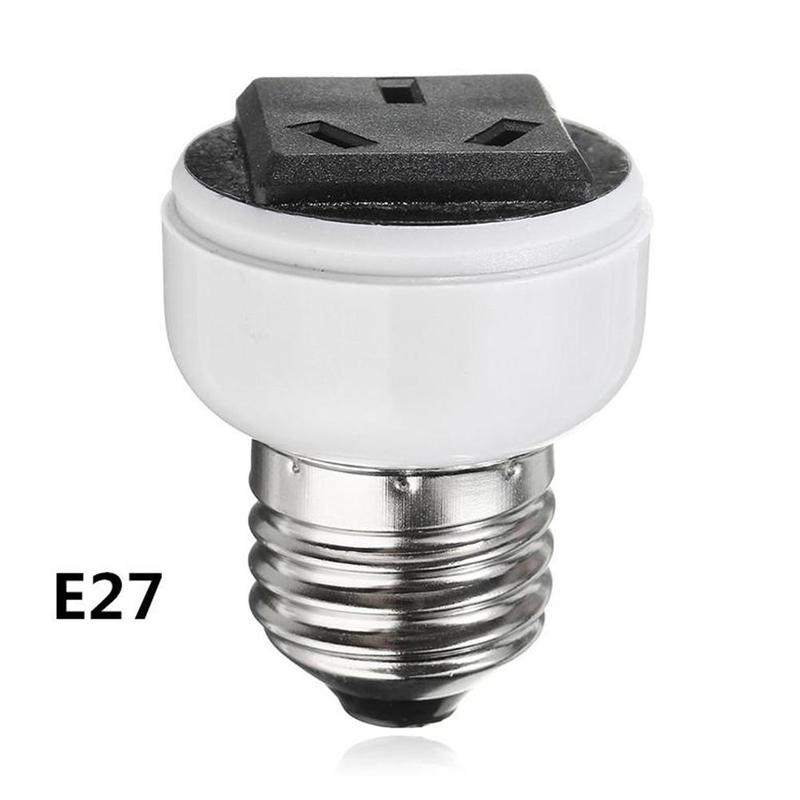 E27/b22 US/UK Plug Screw Light Bulb Socket Lamps Holders Female Sockets Power Supply Conversion Adapter For US EU Plug