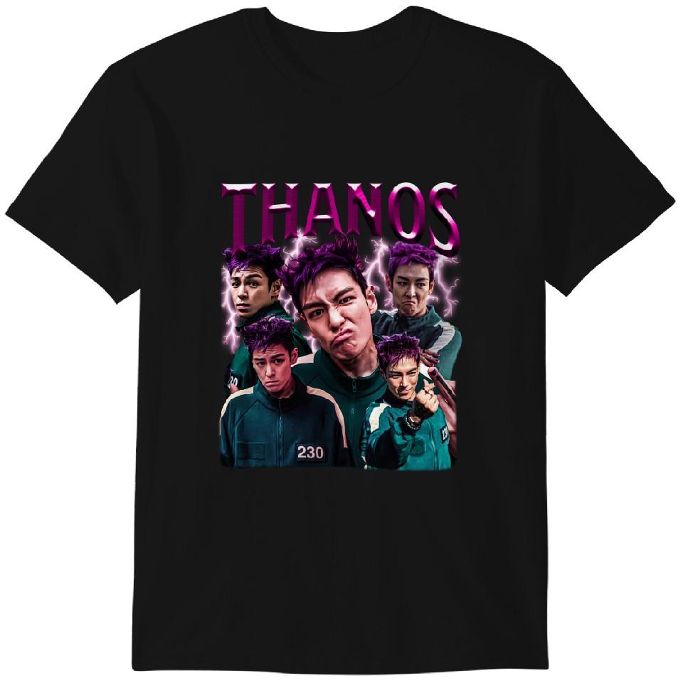 

Футболка Thanos sq game, Смешная футболка для косплея Кальмара, Игрок 230, Футболка по корейской драме, Классическая футболка L