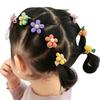 10 Pièces de Bandeaux à Fleurs, Chouchous, Nœuds en Laine, Chouchous pour Filles, Accessoires pour Cheveux, Élastiques Frais et Mignons pour Filles