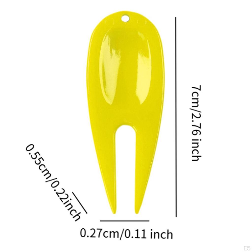 10 Pieces Golf Divot Repair Tool Lawn Prong Fairway Fork Green for