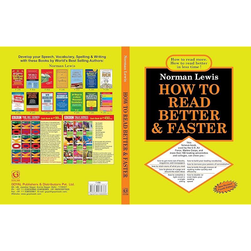 How To Read Better & Faster