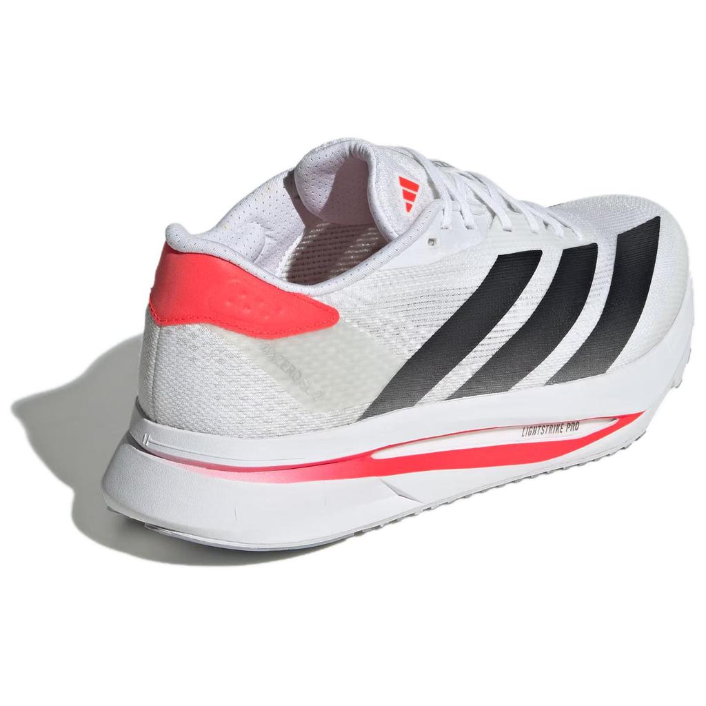adidas Adizero SL2 Wide Fashionable Comfortable Running Shoes Women Sneakers White Red JI2990