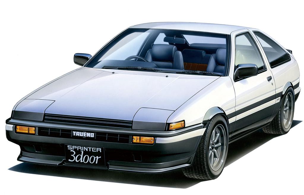 Série AE86 Trueno Modelo Antigo Kit de Modelo de Plástico 1/24 Inch-Up Nº 052