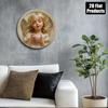 Vintage Shy Angel Metal Sign Gold Wings Retro Wall Decor Home Bar Kitchen