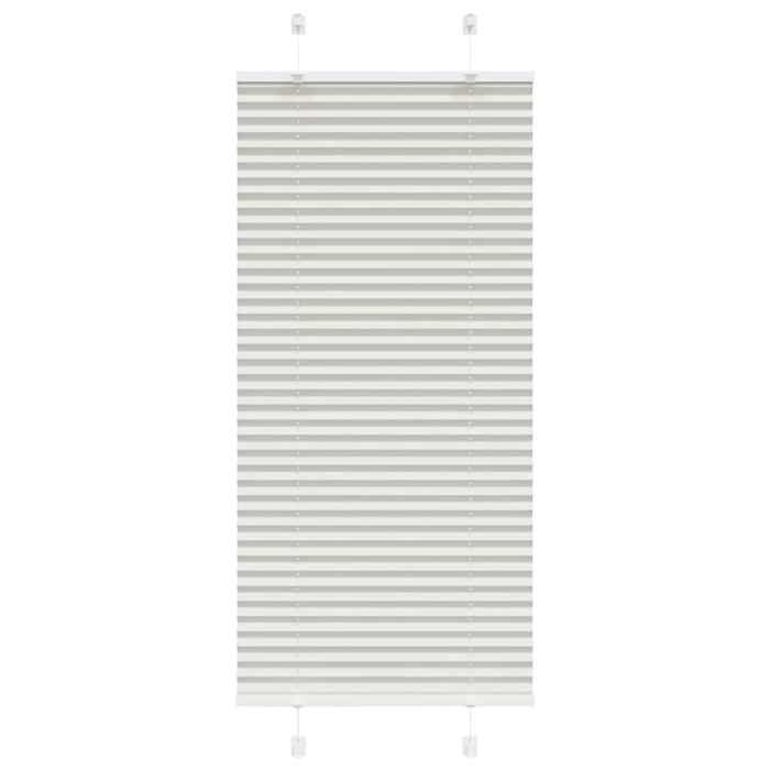 VidaXL Store Plissé Light Grey 55x150 Cm Fabric Width 54.4 Cm, Window Pleated Blind, Accordion Blind, Pleated Blind of 4015338