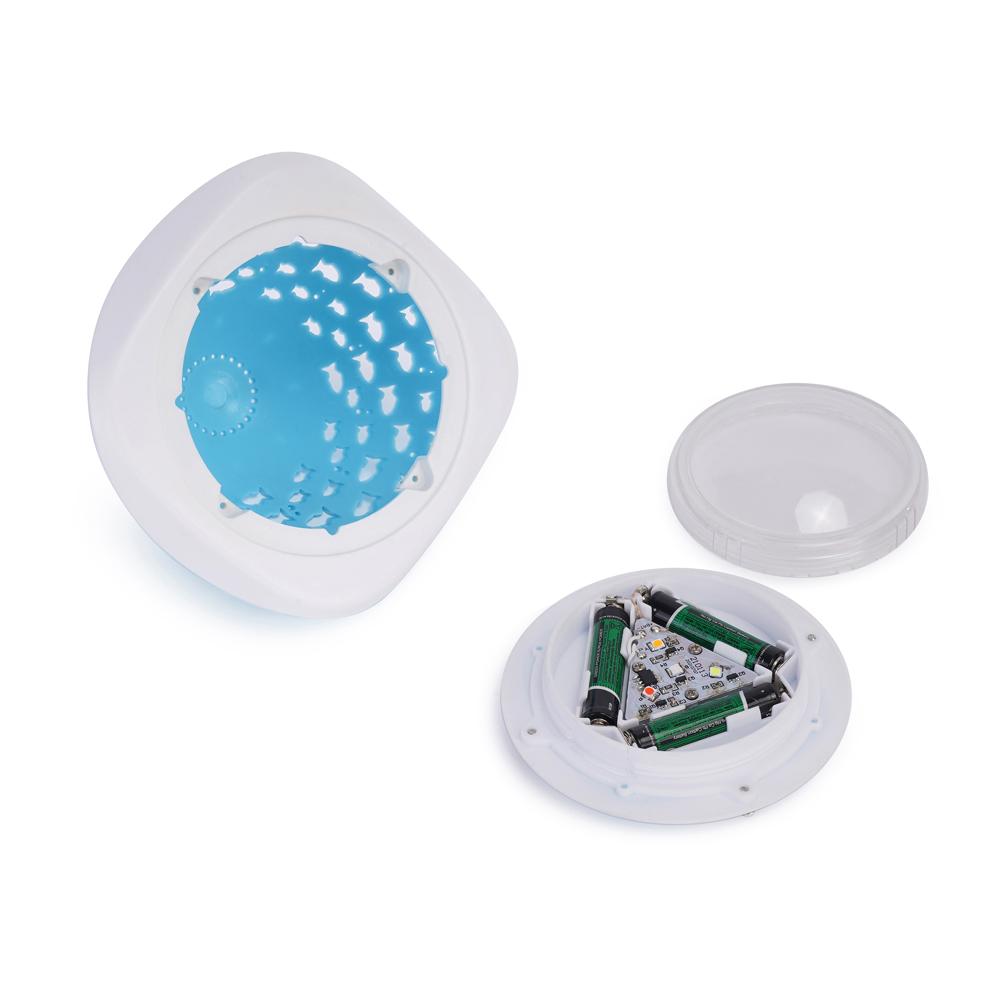 Floating Pool Light LED Fish Pattern Projection Lamp IP67 Waterproof Bathtub Lights with 4 Color Lights 6 Light Modes