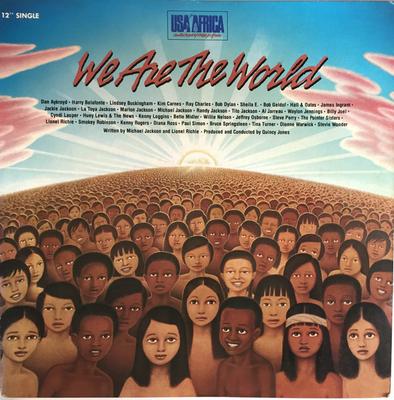 LP Record USA FOR AFRICA - We Are The World CSA1015 CBS SONY 1985 Hong Kong Pop Used