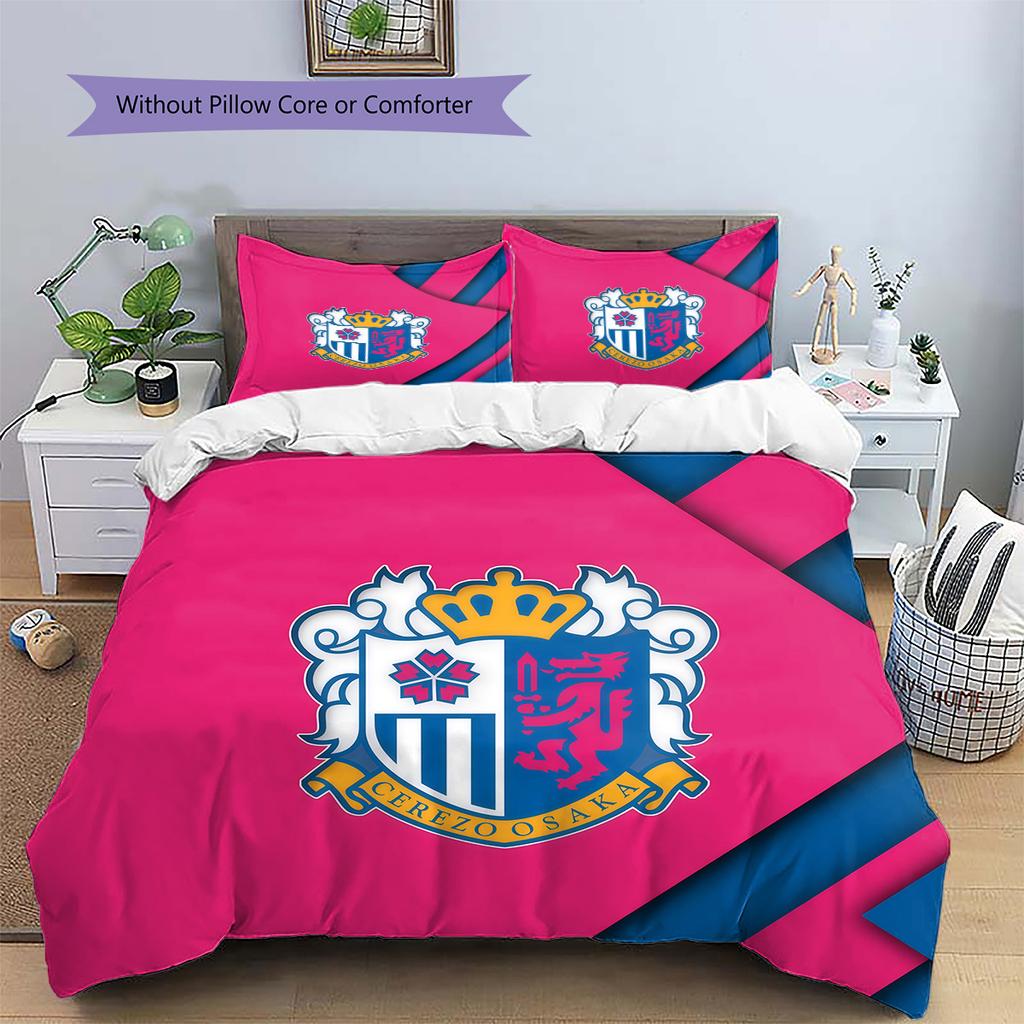 Cerezo Osaka Pattern Bedding Quilt Set  Home Decoration  Gift (1 * Duvet Cover + 2 * Pillowcase  Without Core).xwn