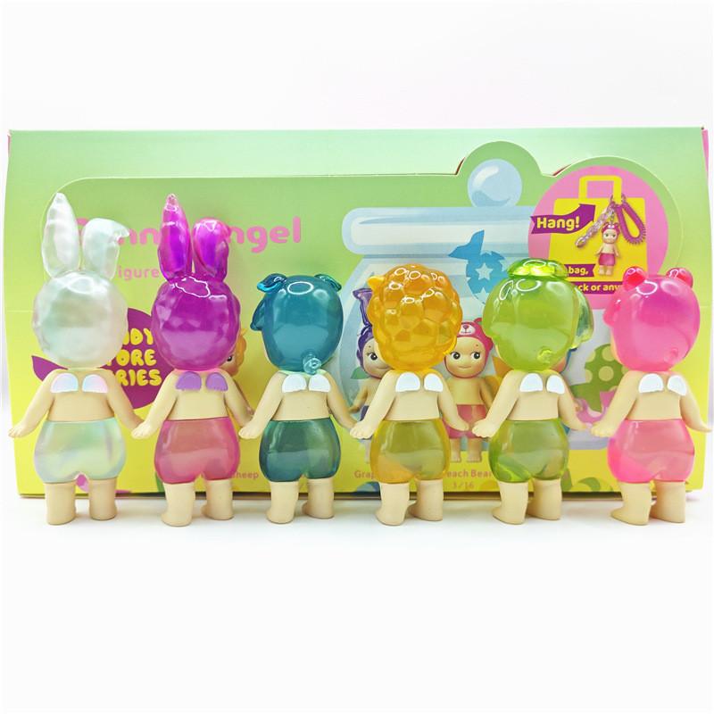 Adorable Candy House Series Angel Figurines Pvc Blind Box Collectible Toys For Display