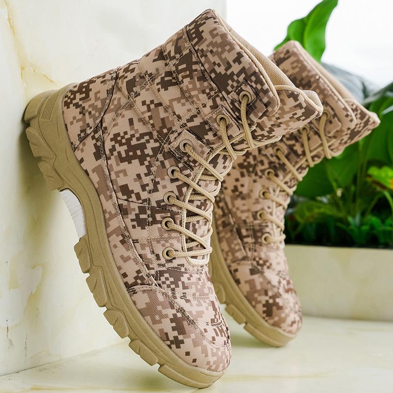 

Мужские ботинки большого размера Tide для улицы, мужские ботинки с высоким верхом для альпинизма и пешего туризма, удобная, модная, минималистичная мужская универсальная повседневная обувь 47