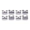 Home Bathroom Chrome Roller Replacement Part Shower Screen Rollers Compact Size Comprehensive Replacement Set Easy Installation