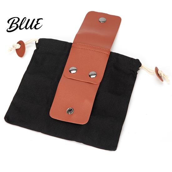 Hiking Accessories for Camping Waxed Canvas Foraging Bag Adjustable Belt Buckle Fastening Pouch Fruit Picking Bag Collapsible Drawstring Harvesting