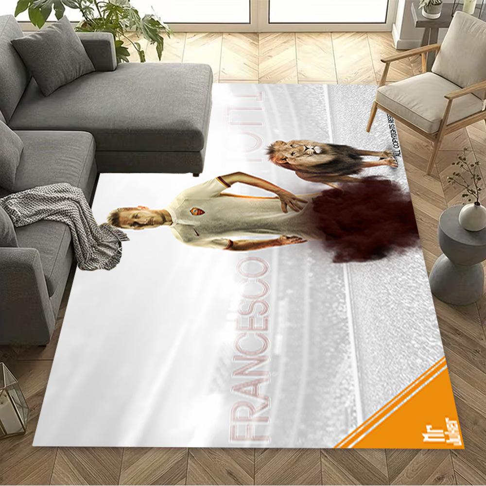 Space Football Adventure Carpet Design for Dormitory Playrooms Study room Balcony Anti-slip Rug Anime Office Decor Wedding Party Gift