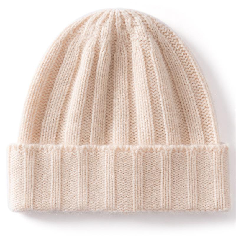 New Autumn and Winter Cashmere Thermal Hat Men's and Women's Children's Versatile Knitted Hat Outdoor Riding Hat Cold Hat Headgear