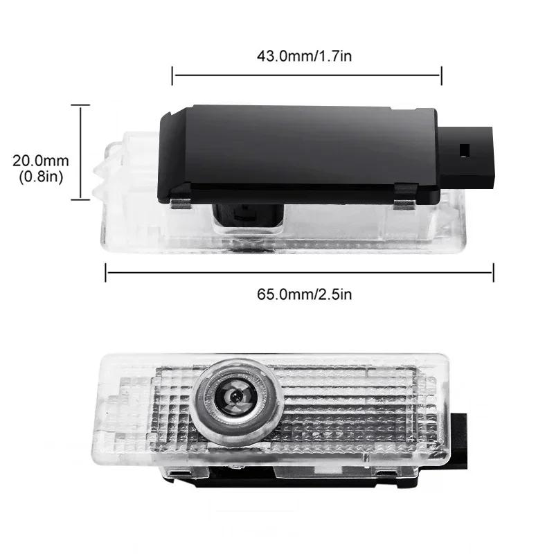2X LED Car Door Welcome Courtesy Lamp Projector Light for BMW X5 E70 E60 F10 F20 F30 X3 X6 Z E90 E92 E83 E87 E46 3 5 6 7 series cwdf40