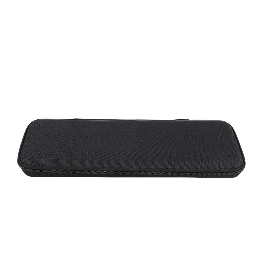 Keyboard Hard Carrying Case EVA Shockproof Water Proof Keyboard Storage Bag Protective Case for Outdoor Travel Black