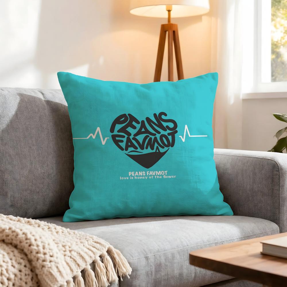 Art Creative Love Letters Cushion Cover Pcs Decorative Covers Soft Cushion Case for Sofa Couch Decor X X Pillowcases