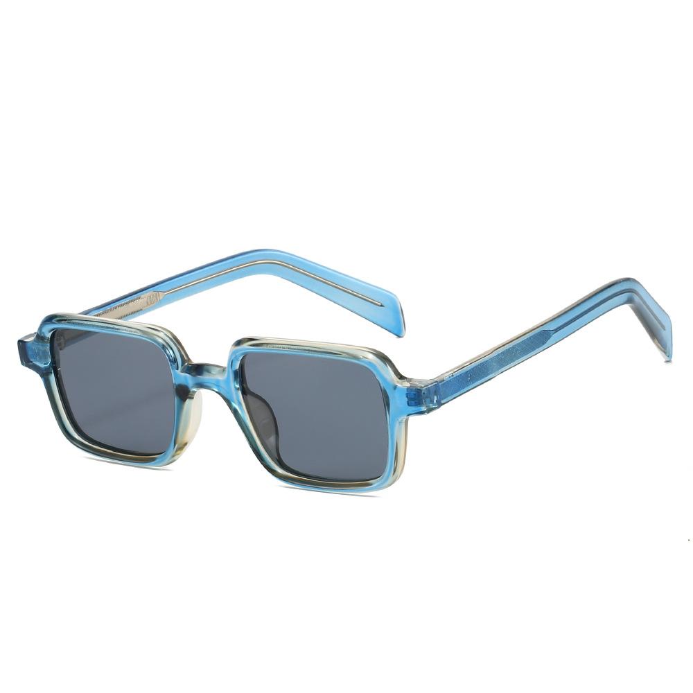 Square Quality Sunglasses Women Shades UV400 Retro Trending Rivets Men Gradient Sun Glasses