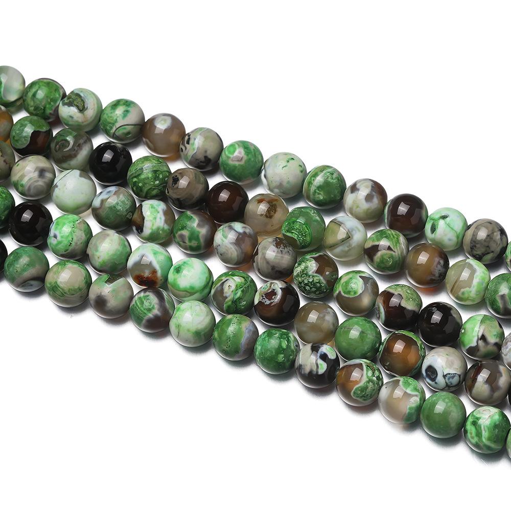 6/8/10mm Natural Stone Semi-finished Beaded