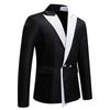 Men's Business Slim Fit Blazers Fashion Wedding Dress Suit Coat Male Singer Performance Dress Outerwear