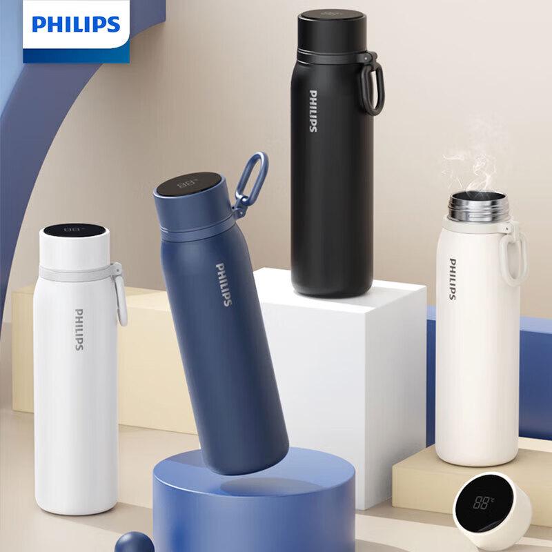 Термобутылка Philips AWP2569 с дисплеем температуры, 480 мл