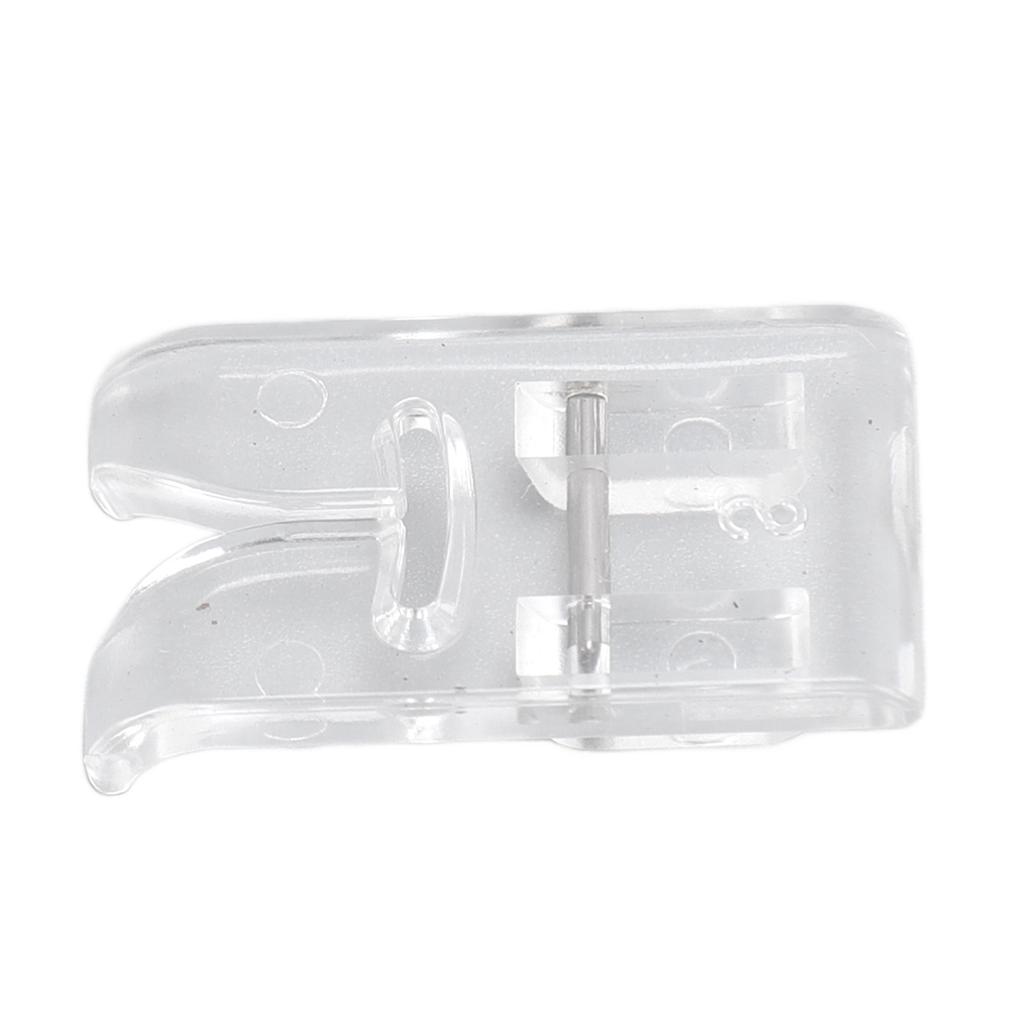 7mm Klar Pressarfot Ersättning Förhindra Överhoppade Stygn Symaskin Pressarfot för Sömnad av Kurviga Stygn