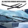 Natural Rubber Wiper Blades 3Pcs/Set 26/16/11-Inch Windshield for Toyota C-HR 2016-2020, All Weather High Performance Car Wipers Front Rear