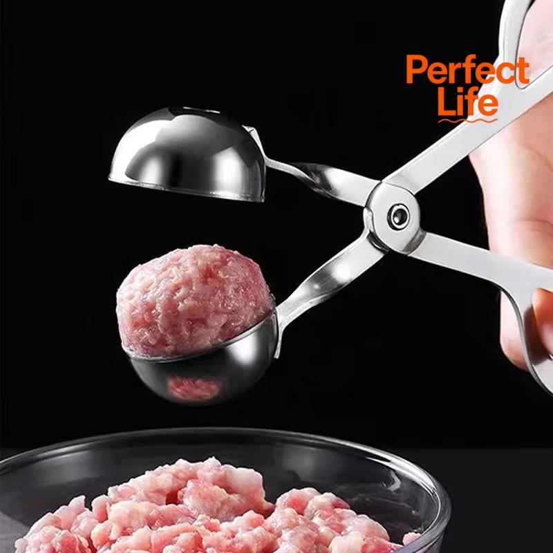 DIY Kitchen Helper Stainless Steel Rice Meat Dumplings Ware Fish Ball Shrimp Ball Rice And Vegetable Roll Diy Kitchen Gadget
